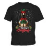 Merry Christmas Great Dane Greetings Dog Owner Elf Costume T-Shirt