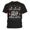 2018 First Christmas With My Hot New Wife Ugly Christmas Sweater T-shirt -Günstiges Mugs Geschäft 2018 first christmas with my hot new wife ugly christmas sweater t shirt