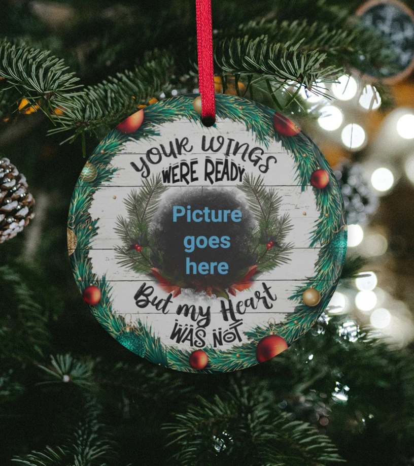 Your Wings Were Ready Christmas Ornament 4 Your Wings Were Ready Christmas Ornament – Bild 2