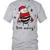 Bee Merry Shirt Funny Christmas Gifts Bee Merry Lover T-Shirt -Günstiges Mugs Geschäft bee merry shirt funny christmas gifts bee merry lover t shirt