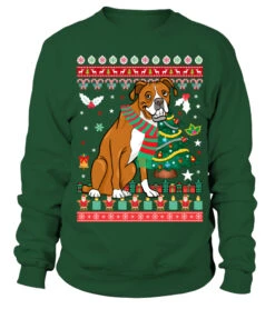 Boxer Christmas Sweatshirt