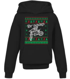 BRAAAP MOTOCROSS UGLY CHRISTMAS SWEATER