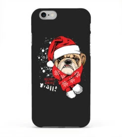 CHRISTMAS BULLDOG SANTA