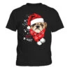 CHRISTMAS BULLDOG SANTA