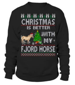 Christmas Is Better With My Fjord Horse