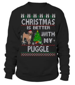 Christmas Is Better With My Puggle