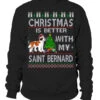 Christmas Is Better With My SAINT BERNARD -Günstiges Mugs Geschäft christmas is better with my saint bernard 3