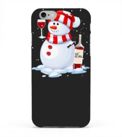 Christmas Snowman Drink Wine