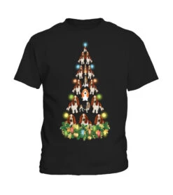 CHRISTMAS TEES FOR BASSET LOVER