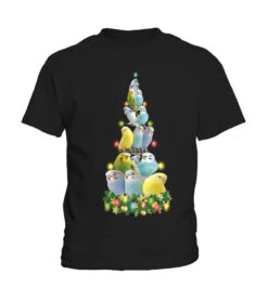 CHRISTMAS TEES FOR BUDGIE LOVER