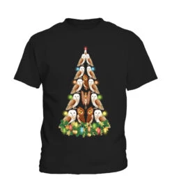 CHRISTMAS TEES FOR OWLS LOVER