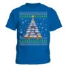 Christmas Tree Ambulance Ugly Xmas Sweater Funny Gift T-Shirt