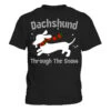 Dachshund Through The Snow Ugly Christmas Sweater -Günstiges Mugs Geschäft dachshund through the snow ugly christmas sweaterc