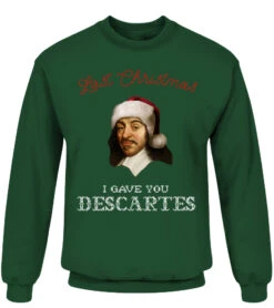 René Descartes - Fun Ugly Christmas Sweater