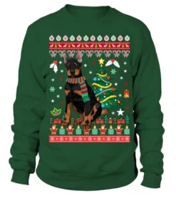 Doberman Christmas Sweatshirt
