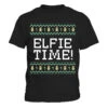 Elfie Time Christmas Outfit Xmas Costume Family Vacation T-Shirt