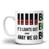 Formula 1 It's Lights Out And Away We Go & Box Box Box Coffee Mug, Formula 1 Racing Mug For Friends Birthday Christmas Gift 11oz 15oz