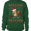 Funny Dabbing Owl Sweatshirt-Ugly Christmas Sweater