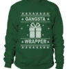 Gangsta Wrapper Ugly Christmas Sweater.