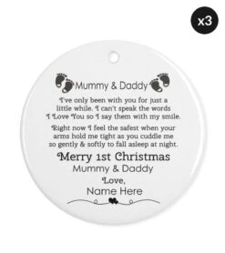 Mummy Daddy 1st Christmas