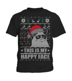 Grumpy Gift Grupmy Cat Christmas Sweater