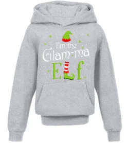 I'm The Glam-ma Elf Christmas Gift Idea Xmas Family T-Shirt