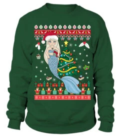 Mermaid Christmas Sweatshirt