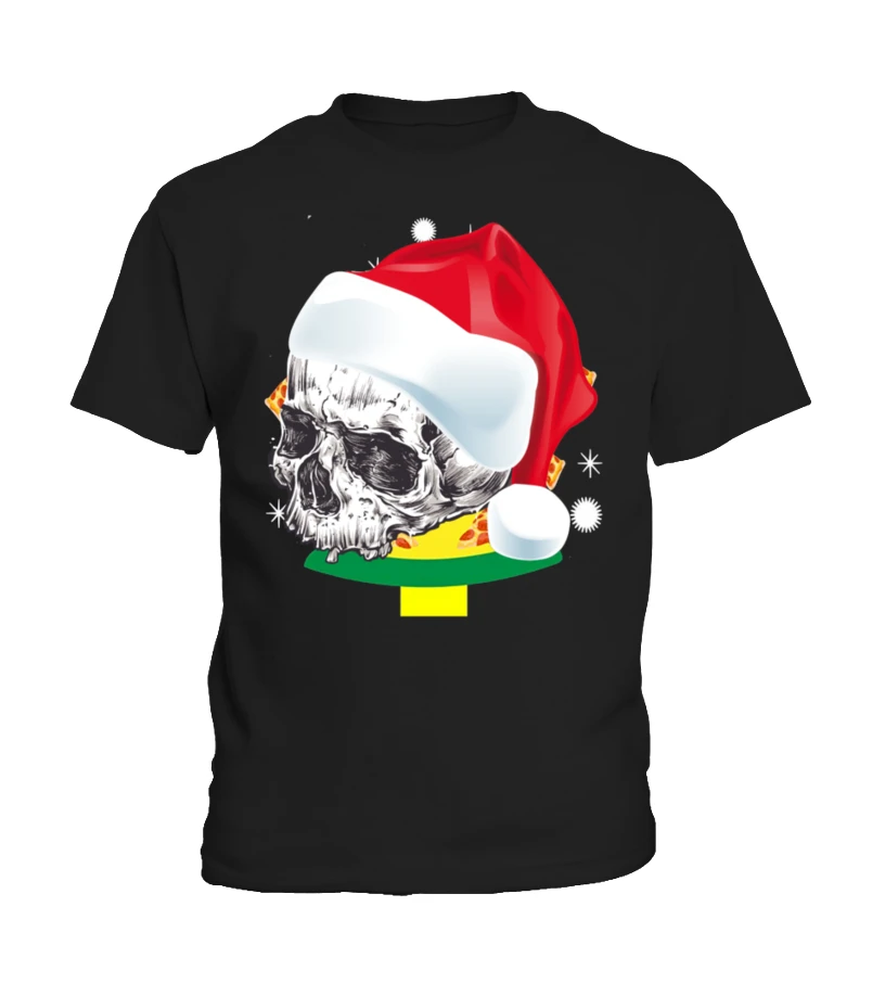 Merry Christmas Skull Tee Shirt 3 Merry Christmas Skull Tee Shirt