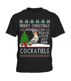 Merry Christmas Wishing You And Cockatiels