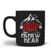 Papaw Bear Christmas Pajama Red Plaid Buffalo Family Gift T-Shirt -Günstiges Mugs Geschäft papaw bear chrisntmas pajama red plaid buffalo family gift t shirt