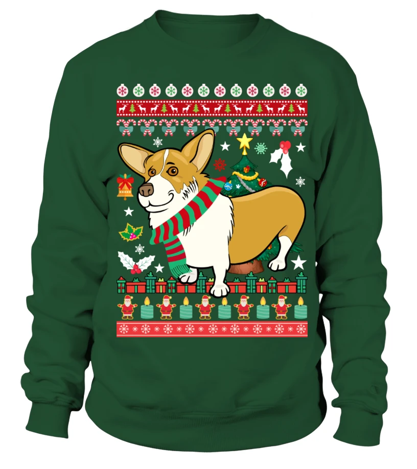 Welsh Corgi Christmas Sweatshirt 3 Welsh Corgi Christmas Sweatshirt