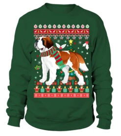 St Bernard Christmas Sweatshirt