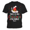 This Is My Christmas Pajama Shirt Xmas Cats Funny Holiday T-Shirt