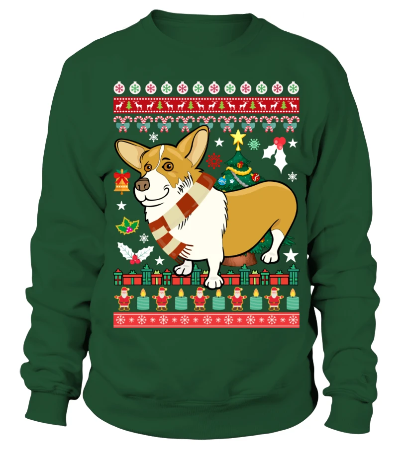 Welsh Corgi Christmas Sweatshirt 3 Welsh Corgi Christmas Sweatshirt