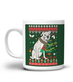 White Boxer Christmas Sweatshirt
