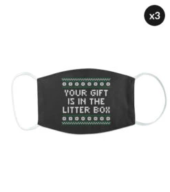 Your Gift Is In The Litter Box Christmas Cat Lover Xmas Shirt